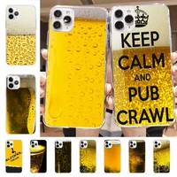 yinuoda world beers alcohol summer bubble phone case for iphone 11 12 13 mini pro xs max 8 7 6 6s plus x 5s se 2020 xr case