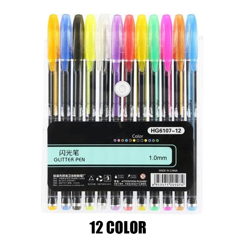 Флуоресцентные гелевые ручки 12-48 цветов |