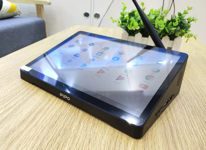 Pipo X10 Pro/X10R 10,8 дюймовый мини-ПК Win10/Android 7,0/планшетный ПК Linux 4G ram 64G rom Z8350/RK3399 tv Box BT RJ45 HDMI USB* 4