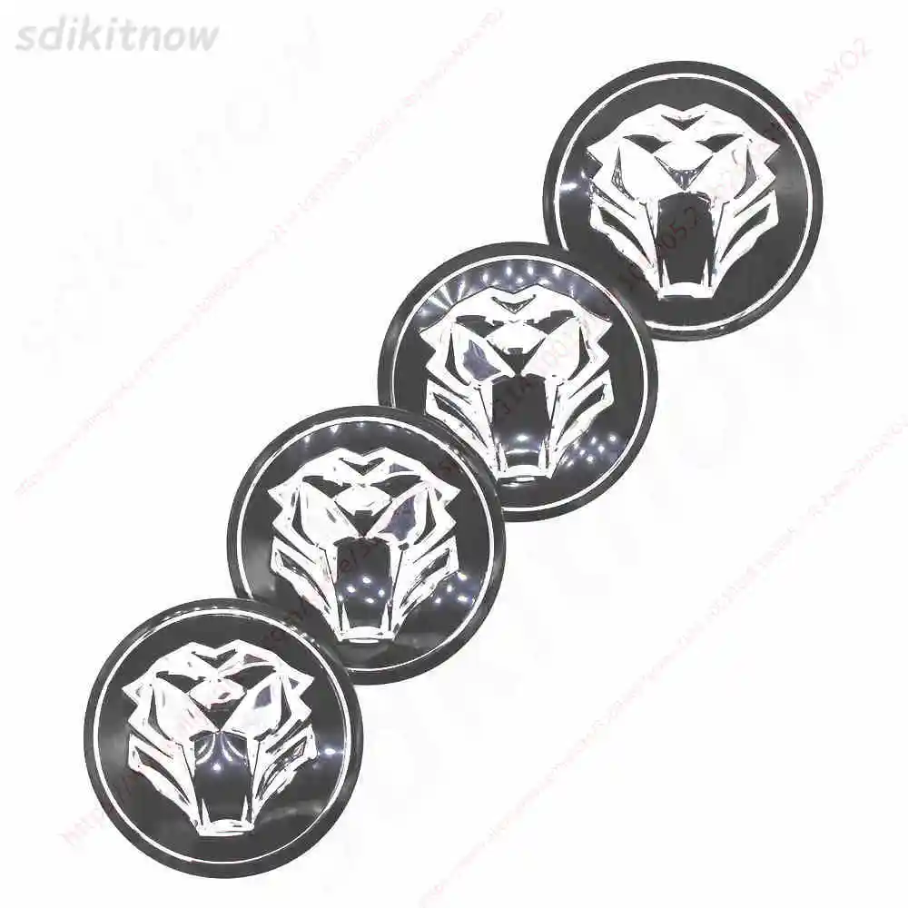 4 шт. колпачки на ступицу колеса автомобиля с изображением тигра головы льва