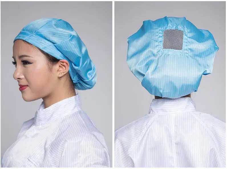 

1pc Anti-static Dust-free Work Hat High Quality Dust Hat Anti-static Work Hat Polyester Chef Hat