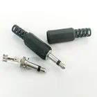 5 шт. 10 шт. 3,5 мм двухъядерный моно аудио разъем для наушников штекер разъем для наушников переходник