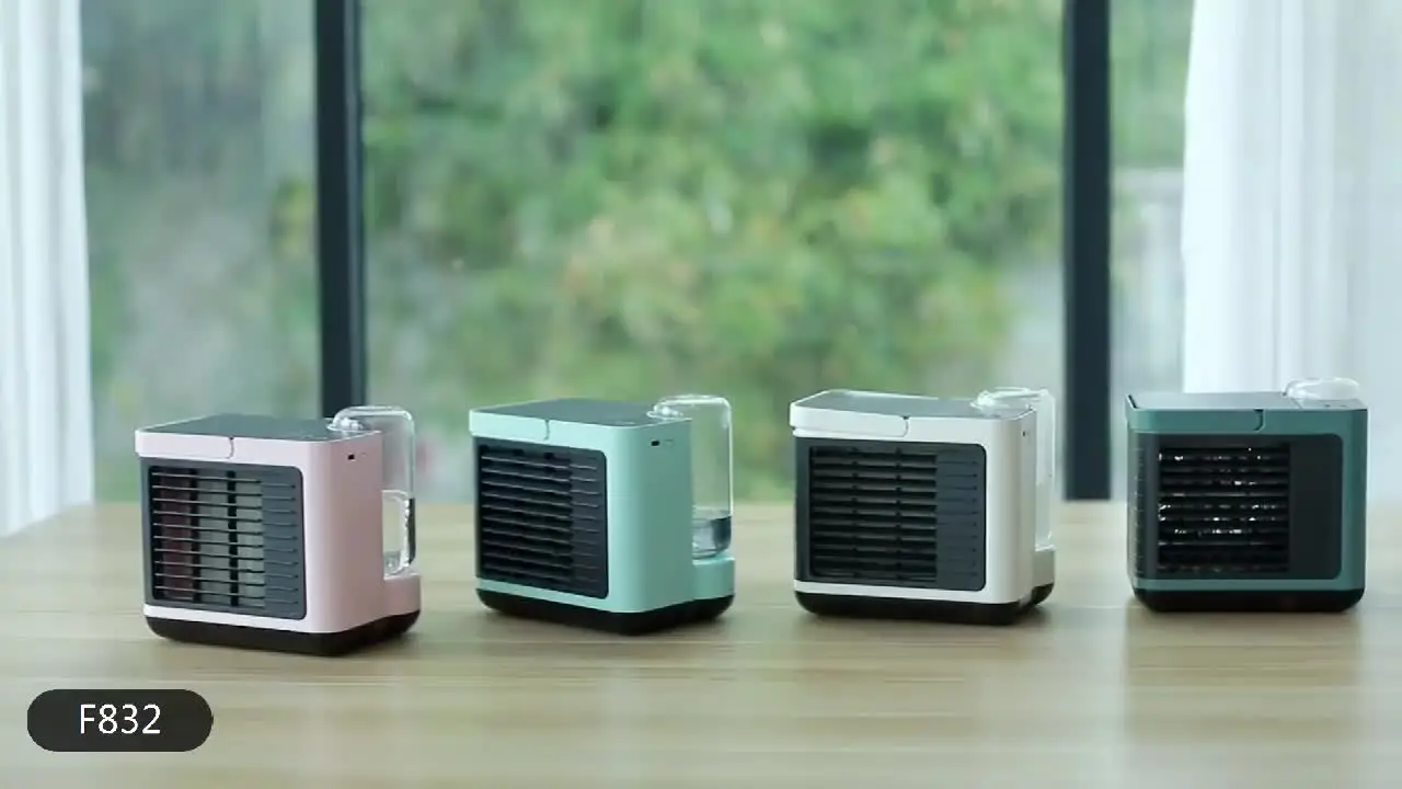 

2020 new design Negative ion table air conditioner mini fan portable