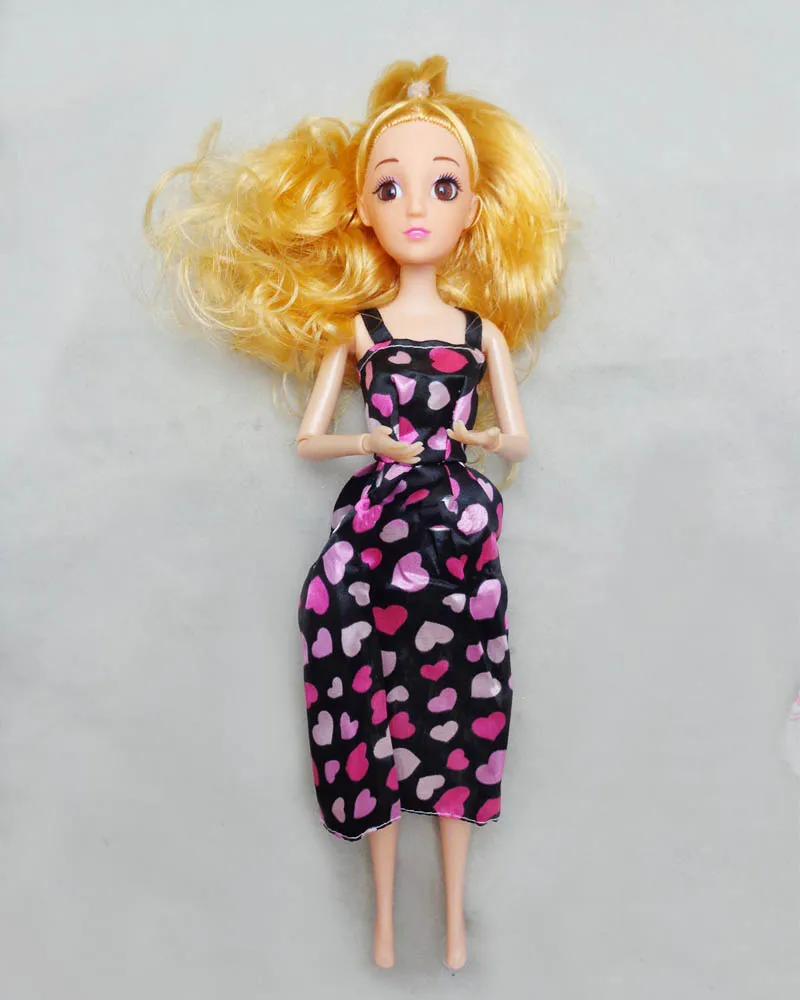7 шт./компл. наряды Одежда для куклы Барби платье 1/6 BJD одежда 1:6 кукольный домик