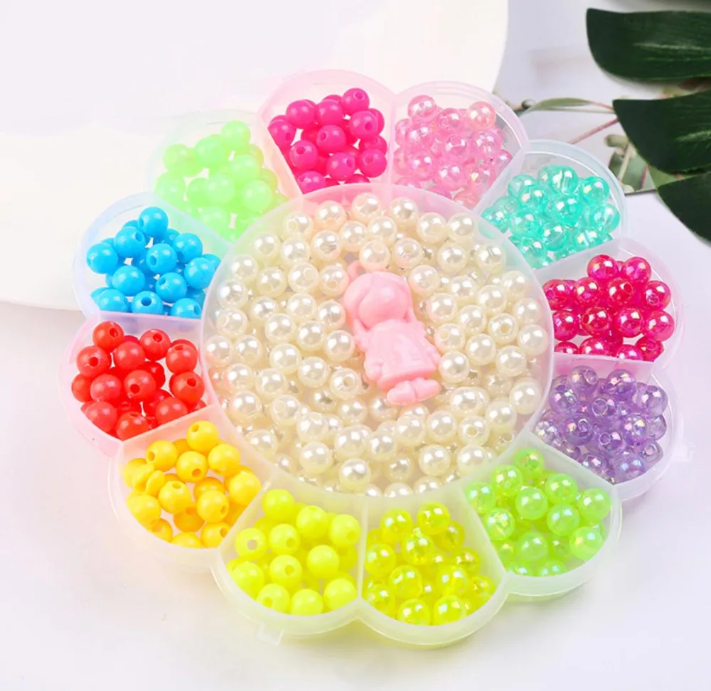 DIY ручной работы игрушка с бисером аксессуарами набор детей креативная девушка