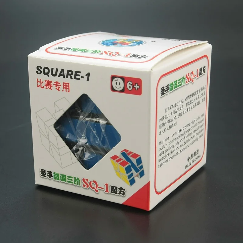 Shengshou SQ-1 черный/белый Cubo Magico скоростные кубики shengshou головоломка для детей развивающие игрушки 57 мм нерегулярные кубик рубика