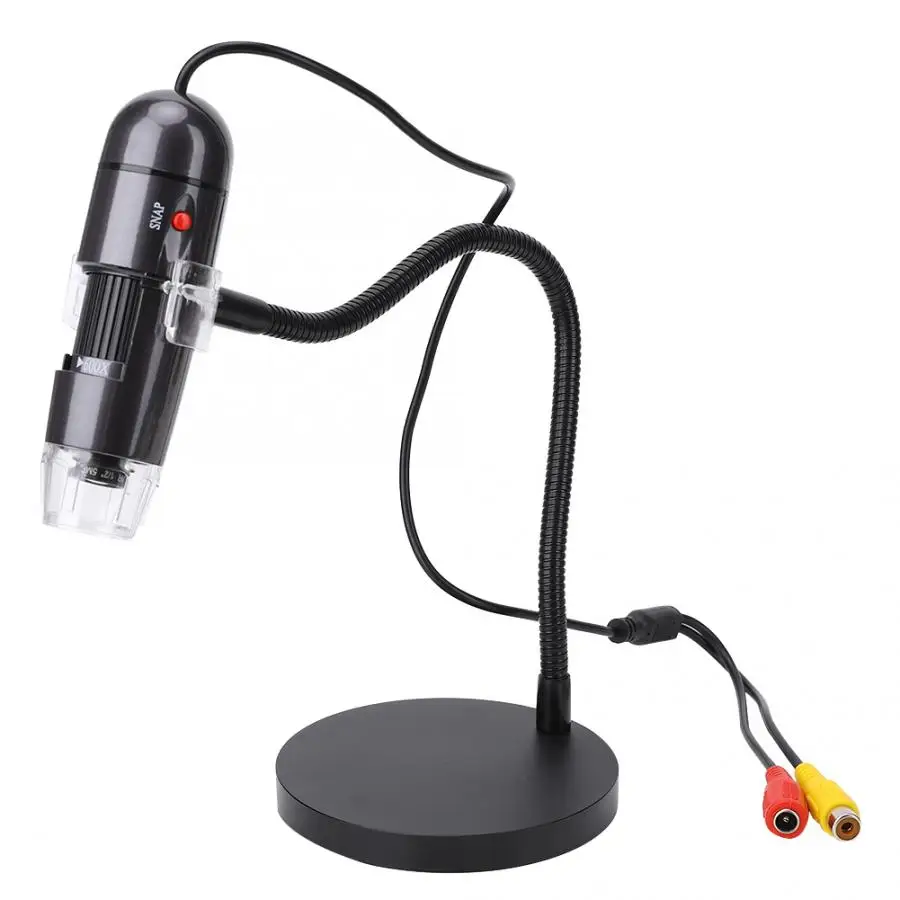 Микроскоп камера ТВ/AV цифровое светодиодное освещение для микроскопа 25 600x