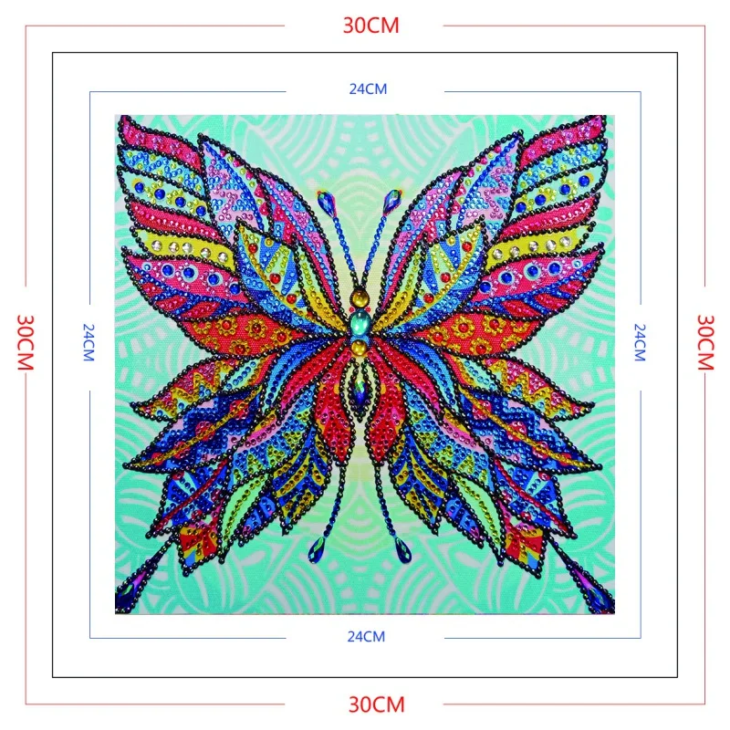 5D DIY алмазная живопись бабочка цветок Алмазная вышивка крестом мозаичный Декор