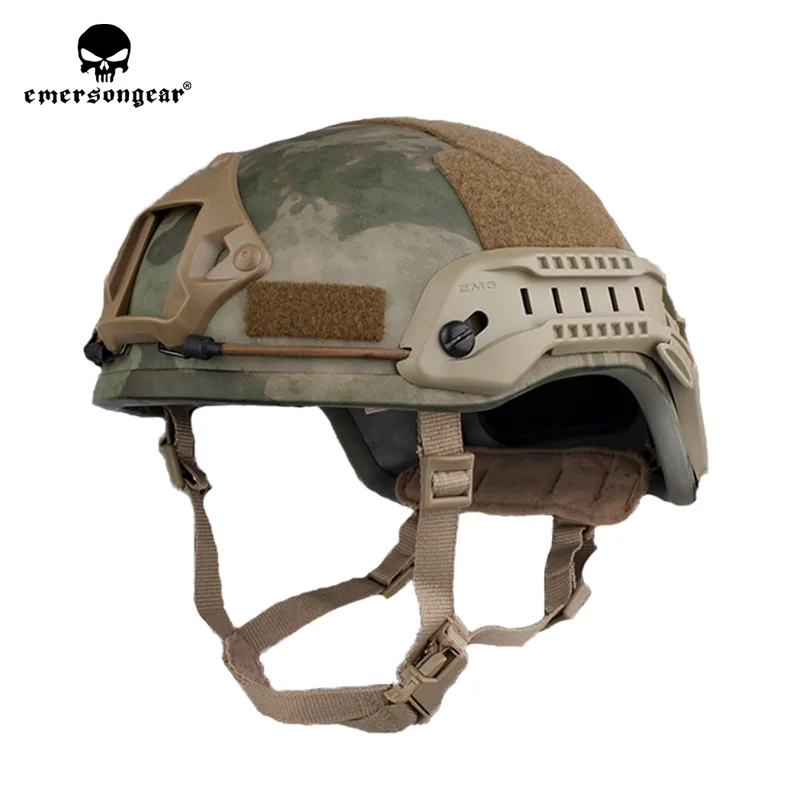 EM8979H AT-FG Emersongear Emerson Тактический ACH MICH 2001 шлем для охоты средняя защищенность ABS TC 2001 шлем Advanced w NVG Shroud& Side Rail - Цвет: EM8979H AT-FG