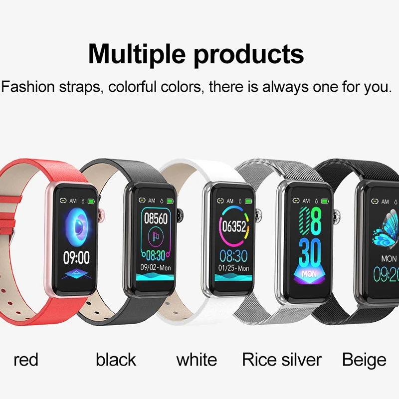 2020 умный Браслет Bluetooth фитнес Смарт часы кровяное давление Smartwatch IP67