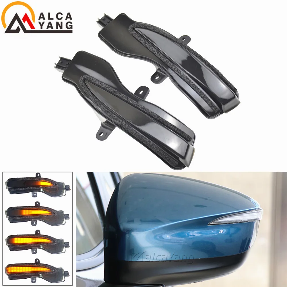 

2 pieces LED Light Dynamic Turn Signal Side Mirror Blinker Indicator For Mazda CX-3 CX3 2016-2018 CX-4 CX-5 CX5 2016 2016.5