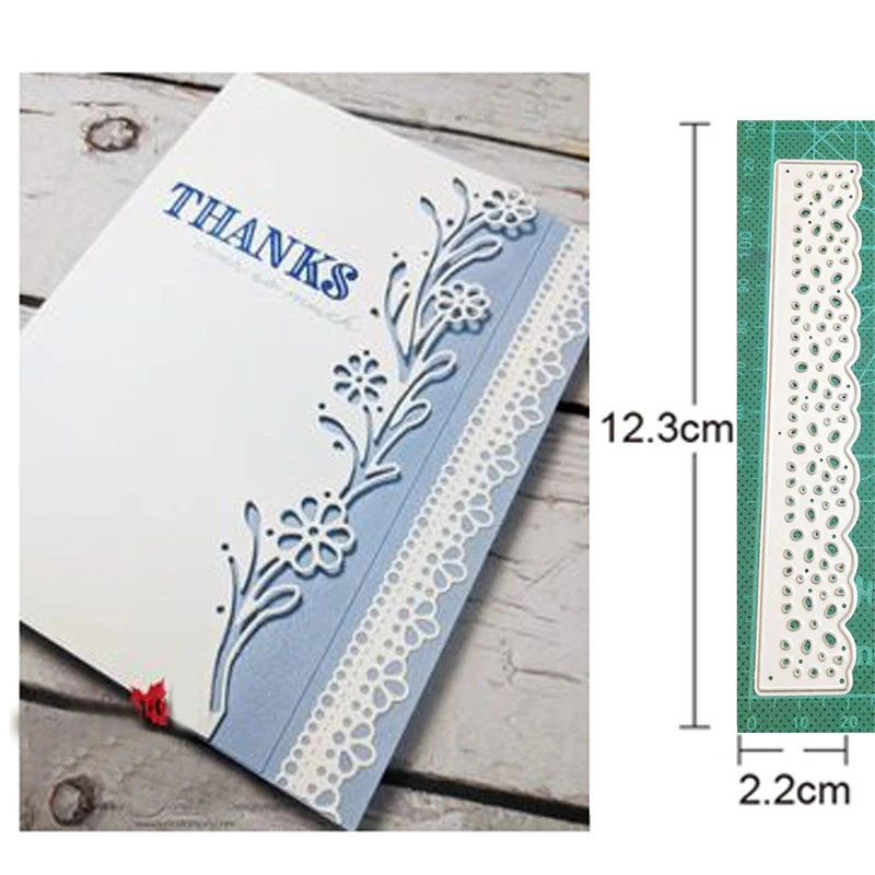 

Craft dies metal cutting dies cut die mold Flower Strip Border Scrapbook dies craft paper knife mould blade punch stencils dies