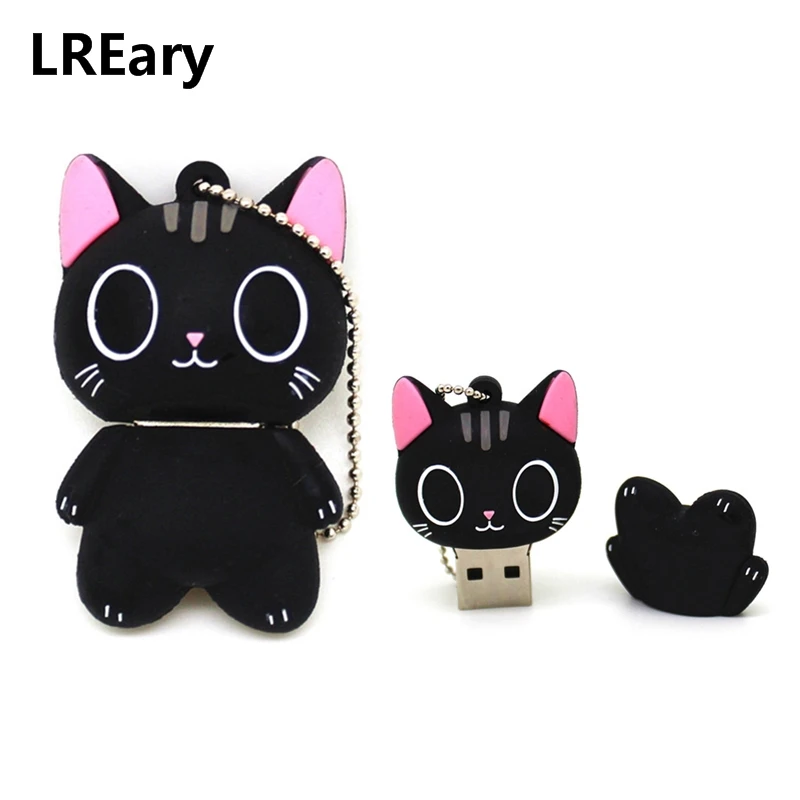 Флеш накопитель USB с мультяшным животным котом пандой 4 Гб флеш Pendrive Cow pig 8 ГБ 16 32 64