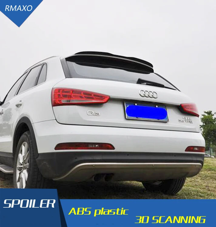 Спойлер для Audi Q3 2014 2017 Автомобильный задний спойлер из АБС материала Q3|Спойлеры и