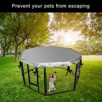 pet supplies octagonal dog fence oxford cloth top cover universal dog outdoor camping tent kennel cover