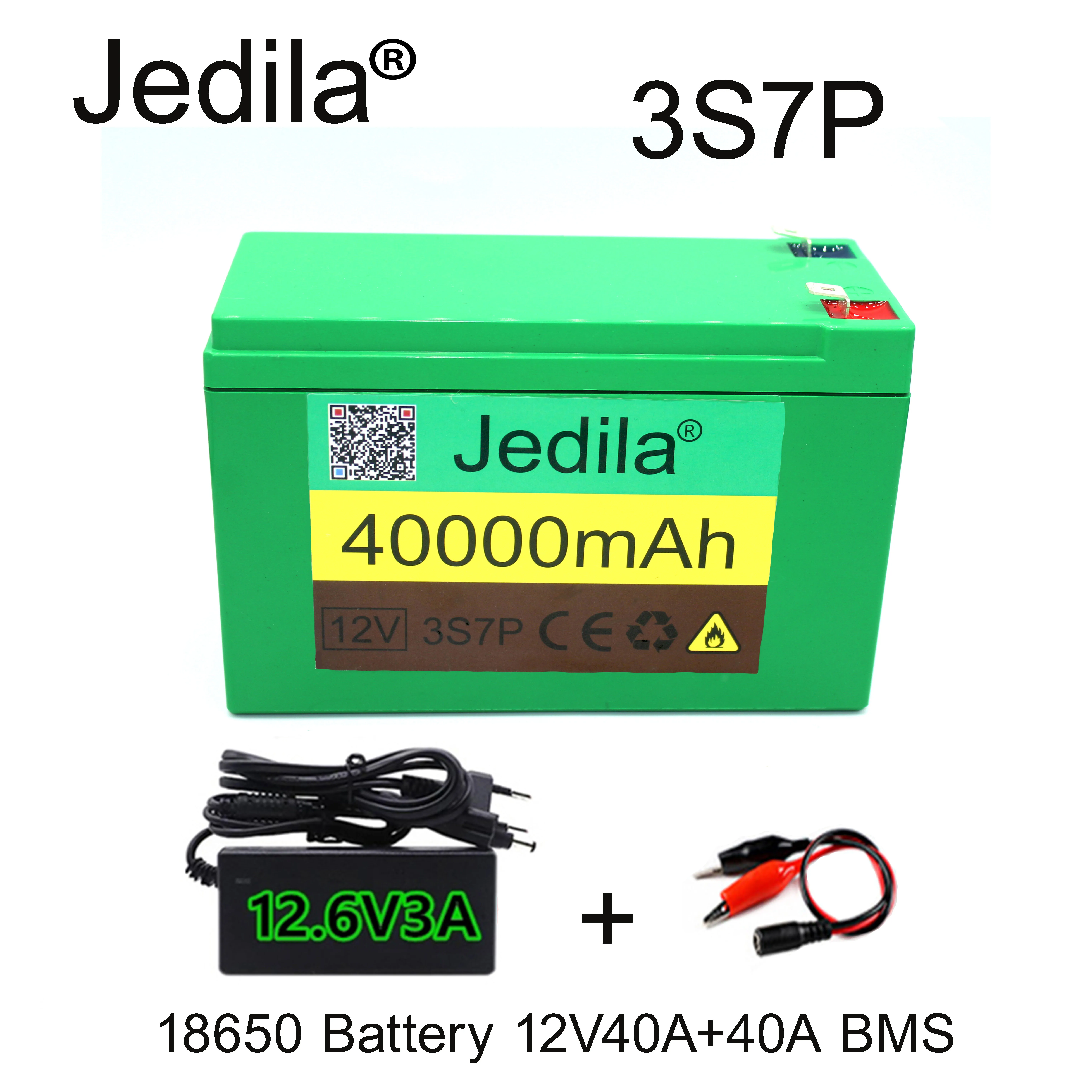 

12V.40Ah.3S7P.18650 + зарядное устройство. 12,6V.3A, BMS.de высокое последовательное соединение. 40ah. utilizado para.pulverizador.fuente.