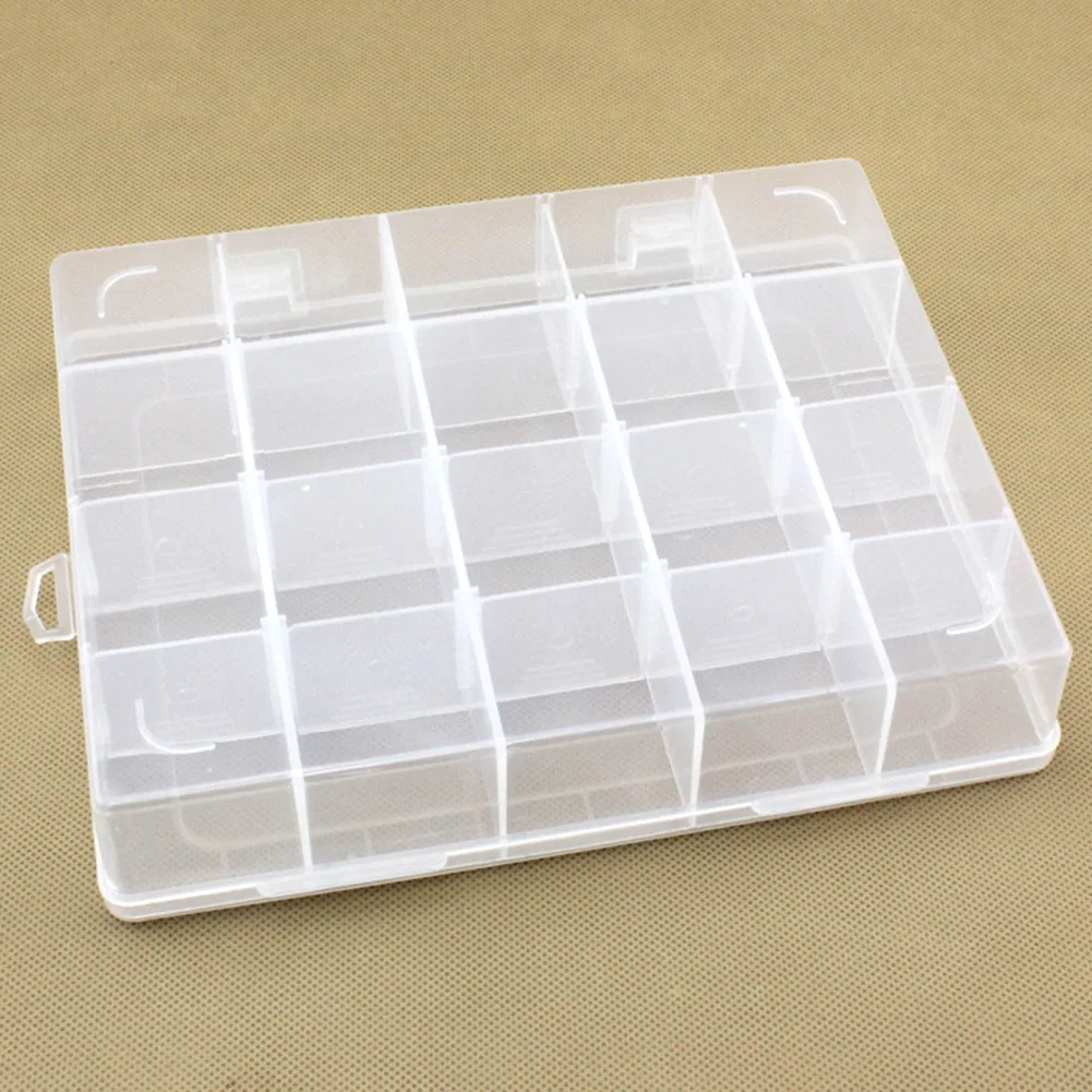 Ящик для хранения ювелирных изделий 20 ячеек съемные серьги кнопки коробка чехол