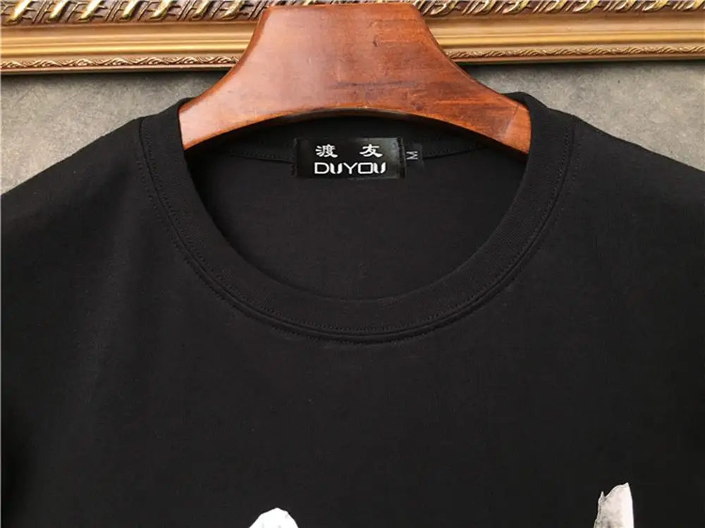 Мужская футболка с коротким рукавом marcelo barrett женские футболки принтом черной