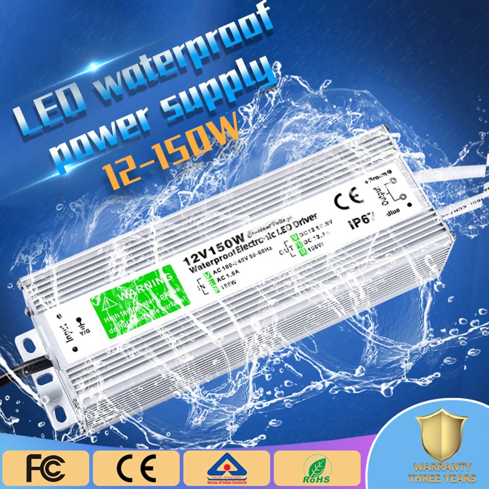 

Водонепроницаемая светодиодная лента, IP67, 150 Вт