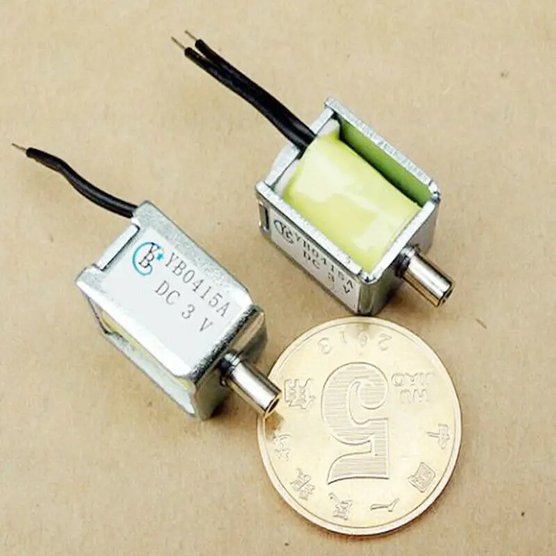 Постоянный ток 3 В нормально открытый микро Соленоидный клапан N/O 100mA 0 15 Вт Dia.