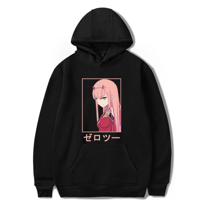 

Japanese Anime DARLING in the FRANXX Zero Two Hoodies Men Casual Homme Fleece Pullover Hoody Fashion Hip hop Unisex Sweatshirt