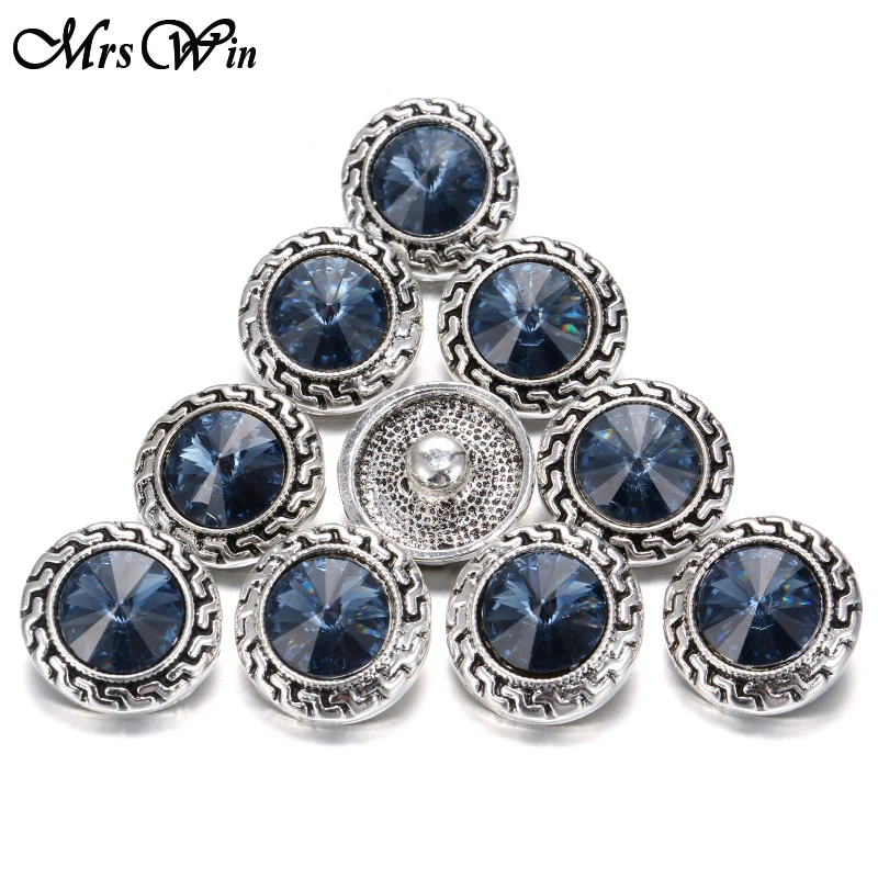 6 шт./лот кнопки для ювелирных изделий камни по месяцу рождения стразы 18 мм