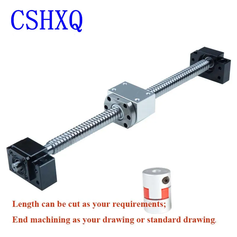 

Шариковый винт 25 мм, рулон C7, шариковый винт 2505 SFU2505 + SFU2505, шариковый винт, шариковая гайка, шариковая гайка 2005 + муфта + держатель для деталей Ч...