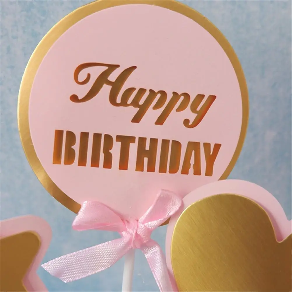 Звезда Топпер для торта Love облако флажки на день рождения Дети сувениры