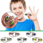 Металлическая головоломка-цепочка, игрушка-антистресс для аутизма, игрушка-антистресс, ручной Спиннер, кольцо для ключей, сенсорные игрушки, головоломки для снятия стресса и СДВГ