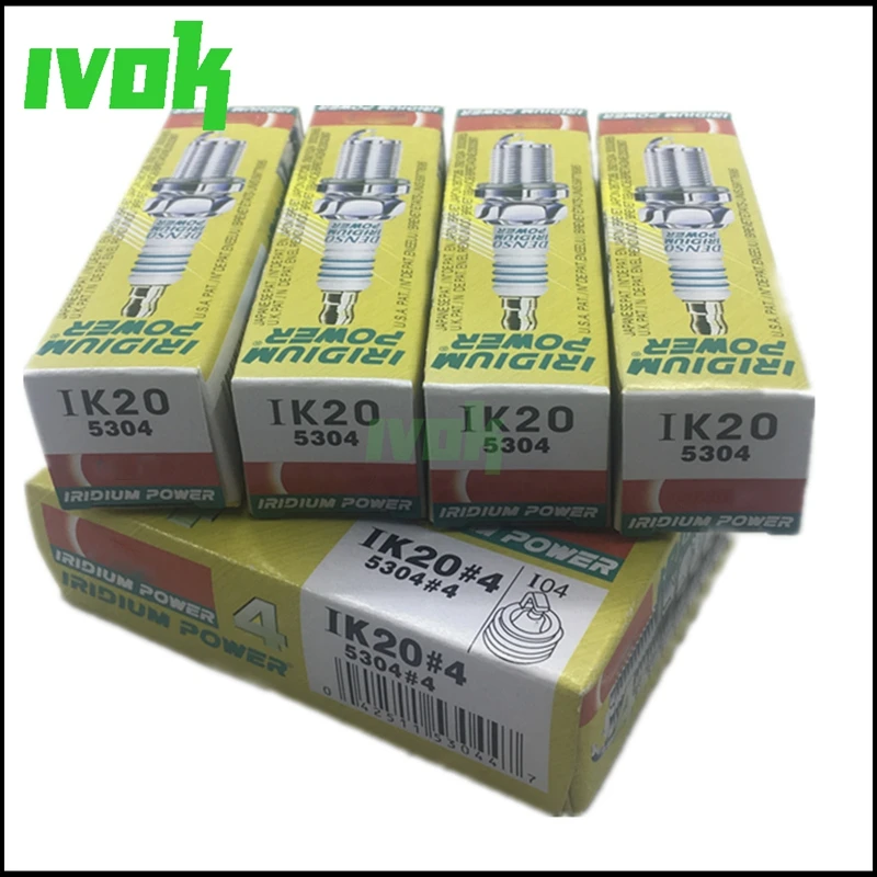 4 шт./лот IK20-5304 иридиевая Свеча зажигания для Toyota Honda Nissan Volkswagen VW Audi Volvo Mitsubishi Peugeot