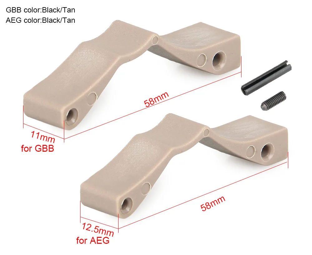 Бесплатная доставка шлепанцы для страйкбола Защитная панель GBB AEG типа