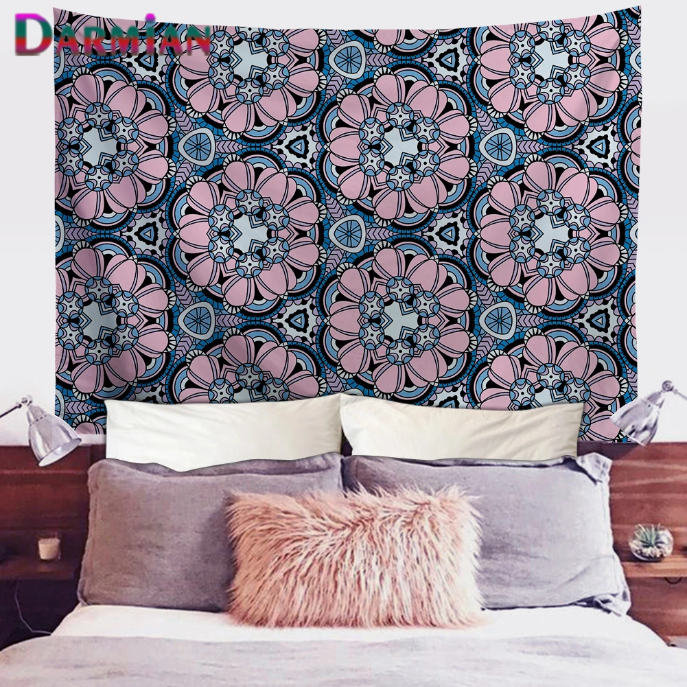 

DARMIAN Bohemian Mandala Print Tapestry Wall Hanging Floral Tapestry Mural Home Decoration Accessories Tapiz Gobelin Wall Decor