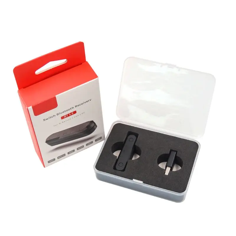 

Bluetooth 5.0 Adapter for Switch NS Wireless Earphone Voice Frequency Transmitter with Type-C to USB Adapter for PS4 PC 68UB