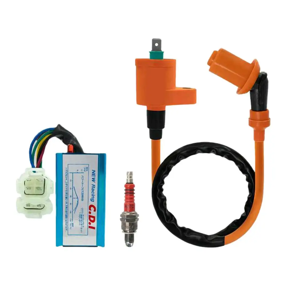 Катушка зажигания 6-контактная CDI A7TC Свеча набор для мотоцикла 4-тактные Запчасти