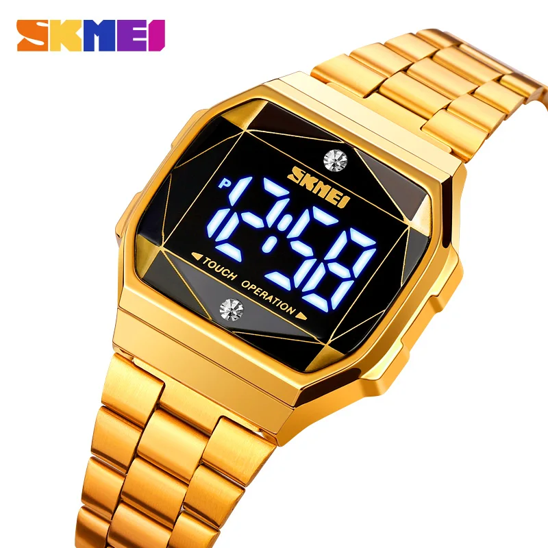 

Watches For Women LED Touch Screen Time Date Display Clock Electronic Ladies Wristwatch Relogio Feminino SKMEI Montre Femme