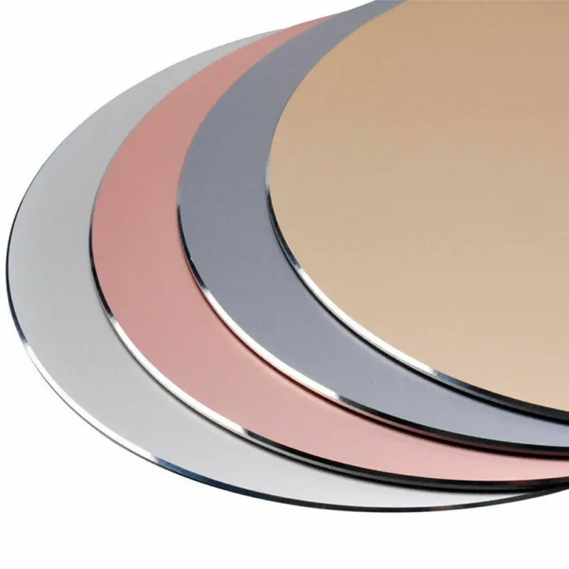 Круглый коврик для мыши из алюминиевого сплава 200 мм игровой ноутбука ПК