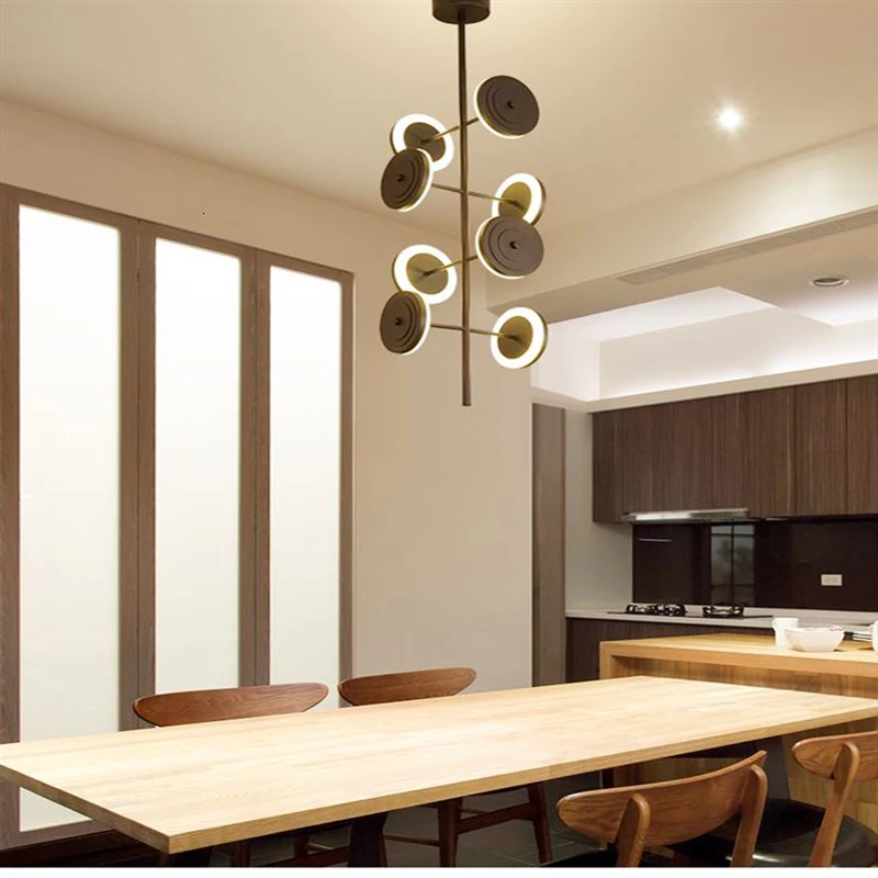 Европейский современный креативный стеклянный подвесной светильник в