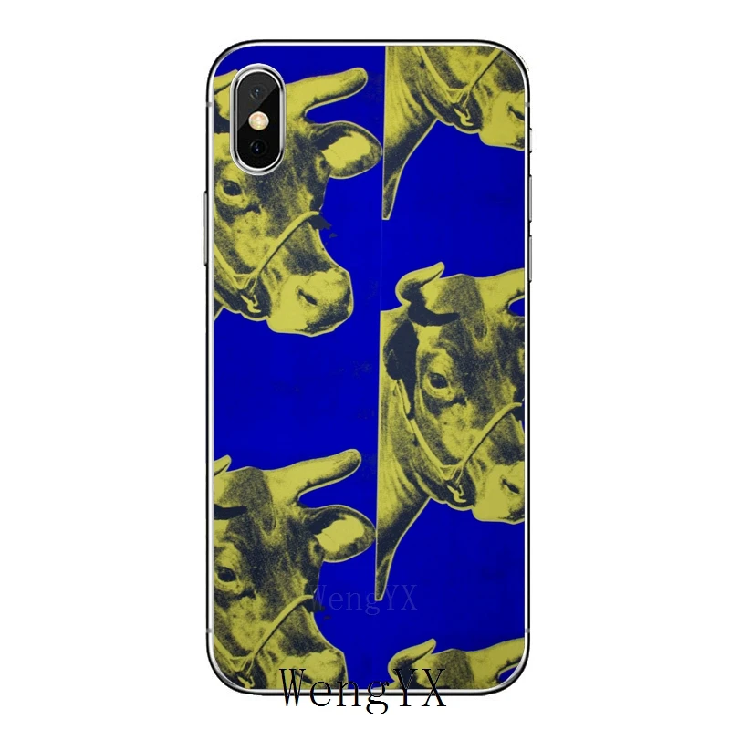 Andy warhol art Холст Корова для Xiaomi mi 9 8 SE Pro A1 A2 Lite 6 6X5 5S 5x note mi x 2s max 2 3 аксессуары чехол для телефона - Цвет: andy-warhol-art-A-08