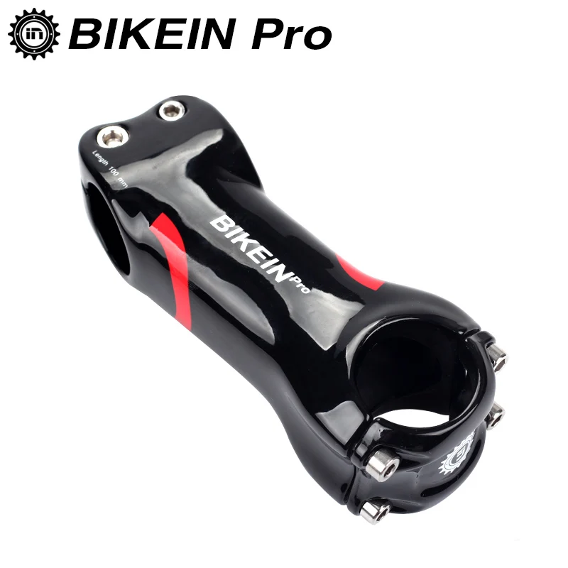 BIKEIN Pro велосипедный стержень + 6/17 градусов полный UD углеродного волокна 1 1/8 &quot31 8