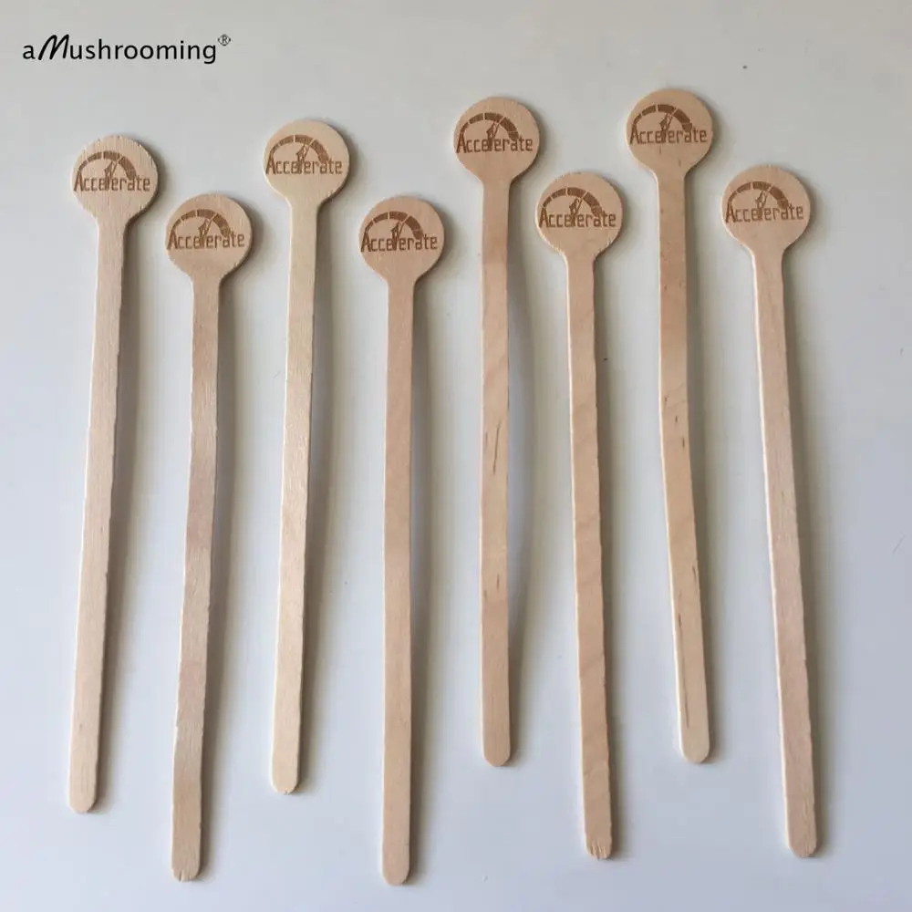 100 шт. персонализированные палочки для напитков мелких на заказ настольные знаки