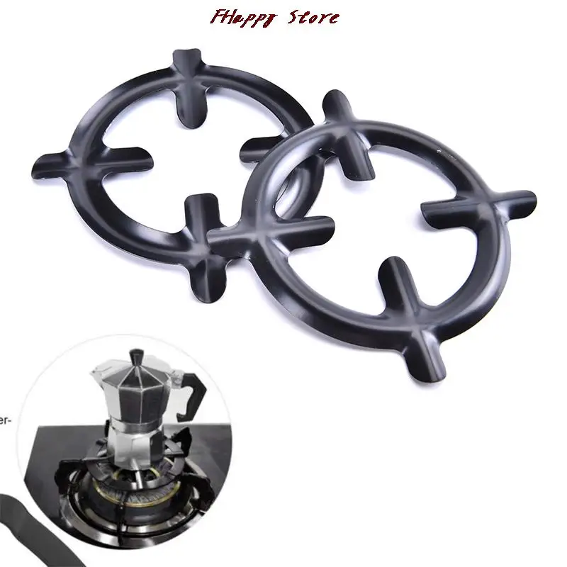 

1Pcs Iron Gas Stove Cooker Plate Coffee Moka Pot Stand Reducer Ring Holder Durable Coffee Maker Shelf