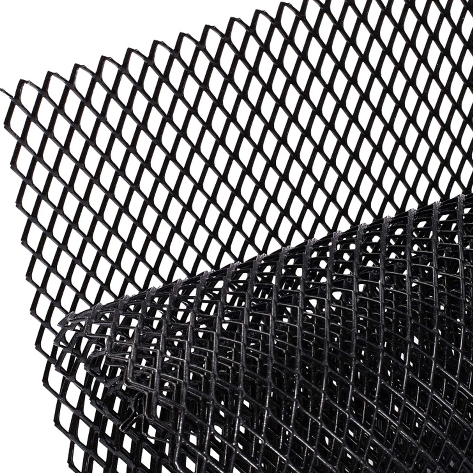 

40x13inch Practical Exterior Parts Accessories Car Grille Mesh Sheet Protective Multifunctional Universal Black Bumper Aluminum