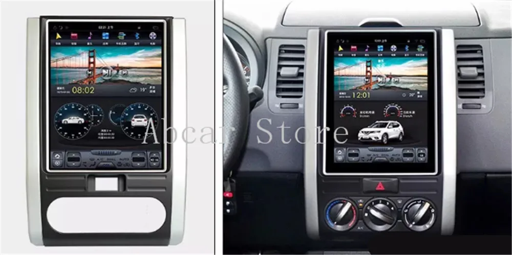 10 4 ''Tesla style Android 9 0 автомобильный dvd-плеер GPS-навигация для NISSAN X-TRAIL Qashqai 2007-2014