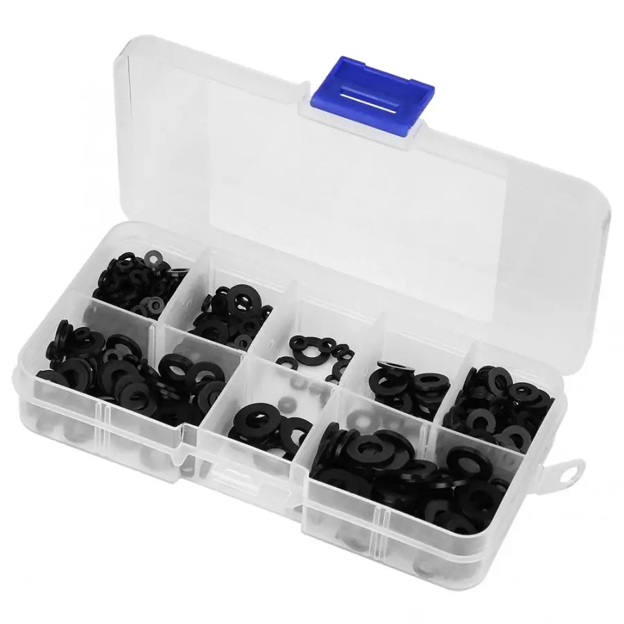 500 шт. разнообразные нейлоновые плоские прокладки для стиральной машины|Мойки| |