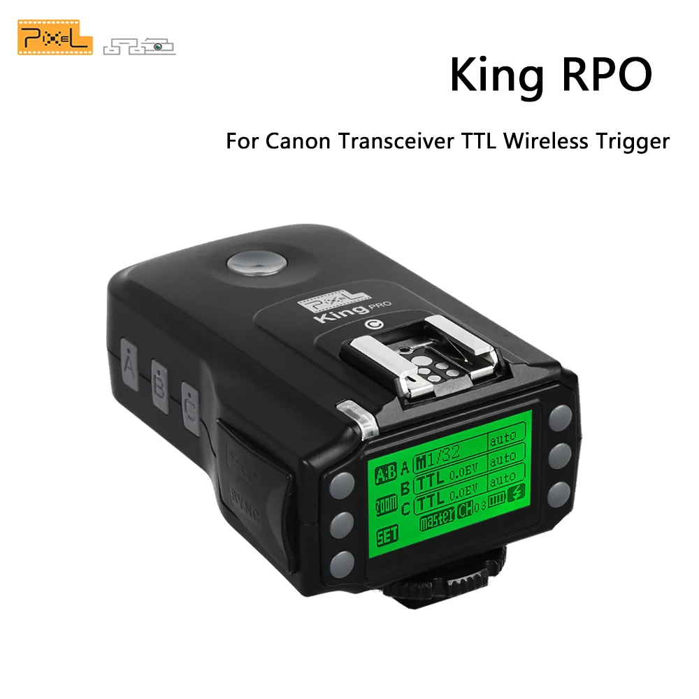 Pixel King PRO приемопередатчик 2 4G беспроводной TTL высокоскоростной триггер для
