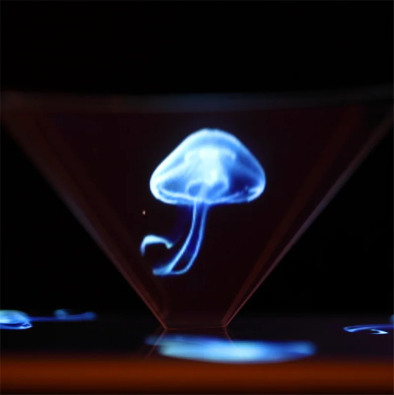 3D Голограмма Пирамида дисплей проектор видео Стенд Универсальный для смартфонов Прямая поставка