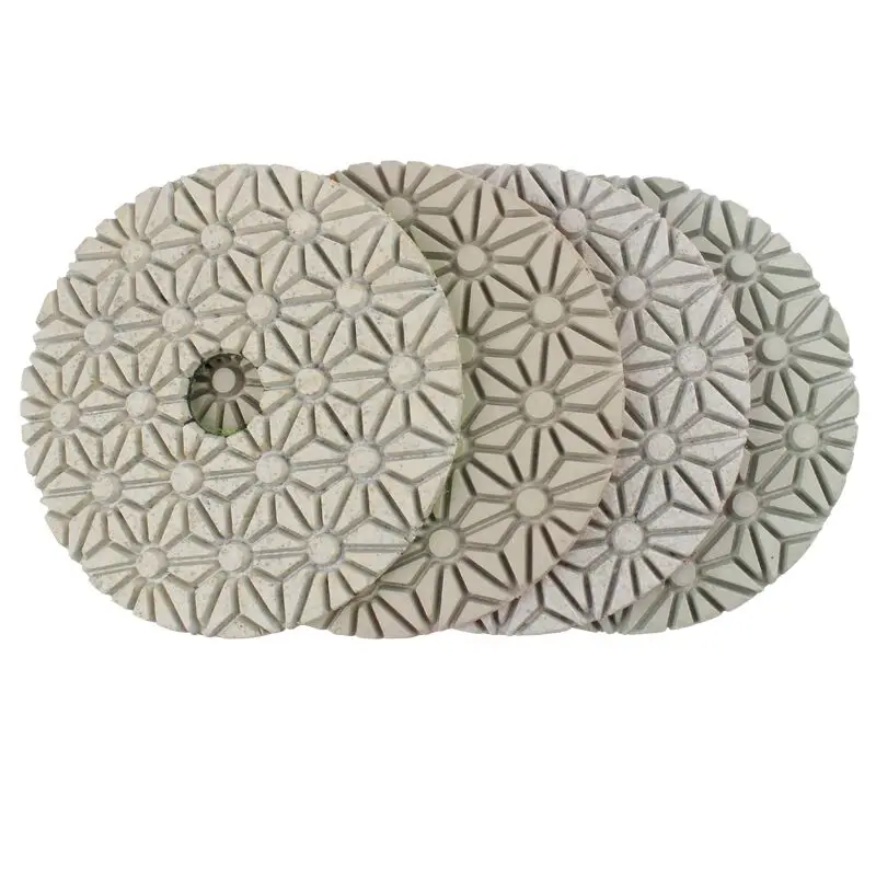 Raizi 4 дюйма Мокрый сухой алмазный Полировочный диск тормозных колодок 100 мм Гранит