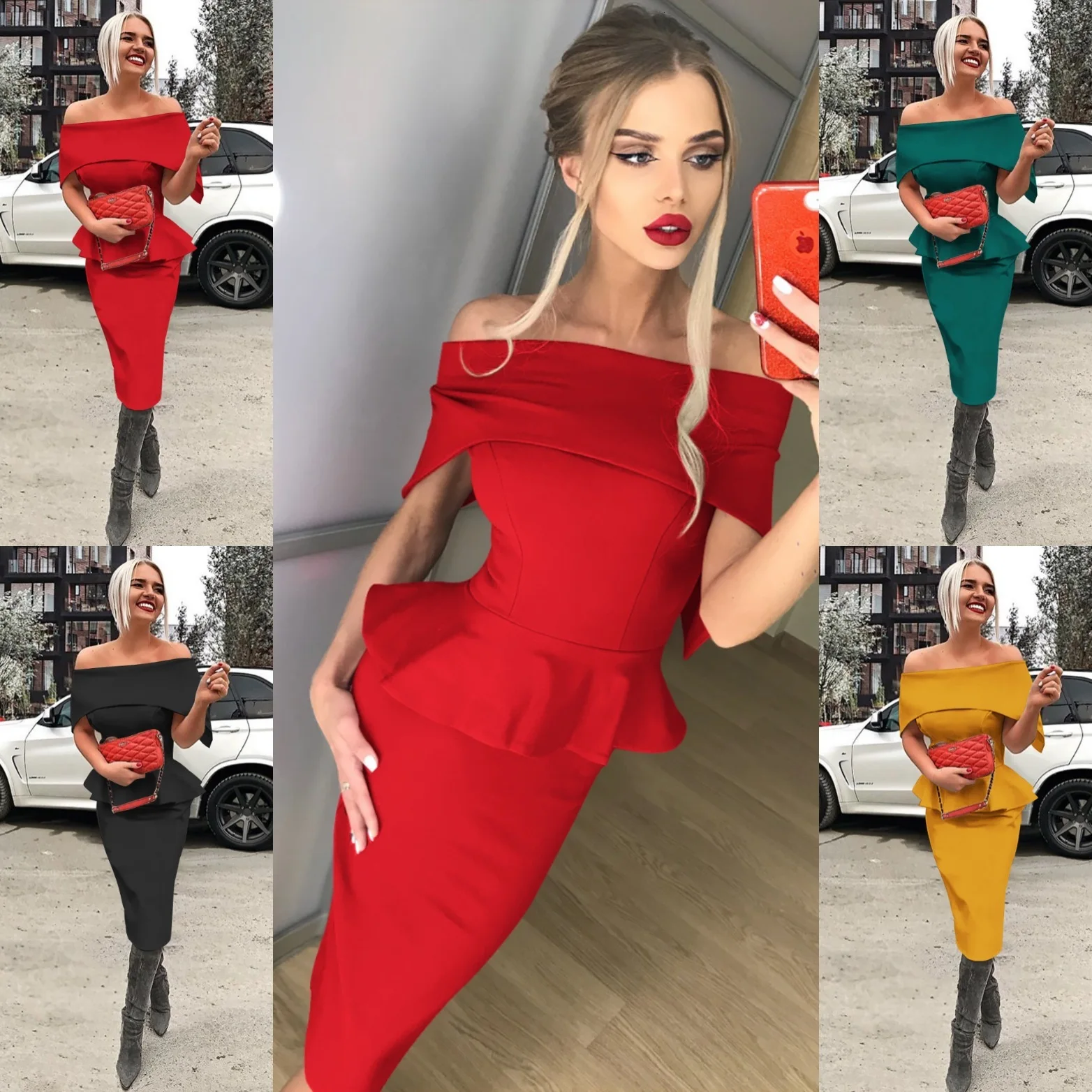 BacklakeGirls без бретелек сплошной цвет Джерси Русалка Вечерние платья с открытыми