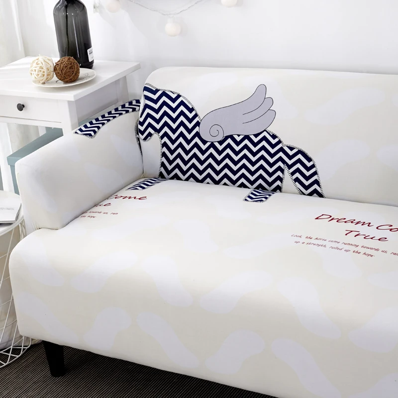 Stretch Slipcovers Sectional Elastic Sofa Cover for Living Room Couch L shape Armchair | Дом и сад