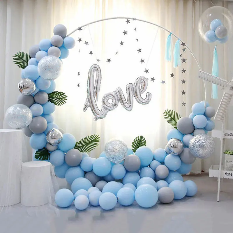 Новый реквизит железное кольцо свод фон однополюсный круглый цветок ворота